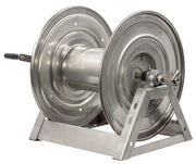 1125-4-100-SP by Coxreels | 1125-SS Series | 3,000 PSI Hand Crank Hose Reel | 1/2" Hose ID, 1/2" FNPT Inlet | Stainless Steel | 100ft Capacity, Hose Not Included