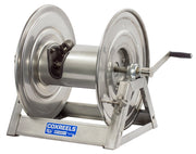 1125-4-100-SP by Coxreels | 1125-SS Series | 3,000 PSI Hand Crank Hose Reel | 1/2" Hose ID, 1/2" FNPT Inlet | Stainless Steel | 100ft Capacity, Hose Not Included