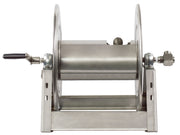 1125-4-100-SP by Coxreels | 1125-SS Series | 3,000 PSI Hand Crank Hose Reel | 1/2" Hose ID, 1/2" FNPT Inlet | Stainless Steel | 100ft Capacity, Hose Not Included