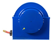SLP-575 by Coxreels | SP Series | 300 PSI Spring Driven Hose Reel | 3/4" Hose ID, 3/4" FNPT Inlet x 3/4" MNPT Hose End | Steel | 75ft PVC Hose Included