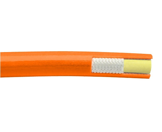 SPOR-MM16X300 Piranha® by Kuriyama | SPOR Series | Sewer Cleaning Hose Assembly | 2500 PSI | 1" ID | 1.46" OD | 1" Male NPTF x 1" Male NPTF | Orange | 300ft Length