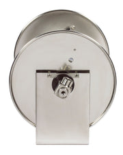 117-4-225-SS by Coxreels | 100-SS Series | 4,000 PSI Hand Crank Hose Reel | 1/2" Hose ID, 1/2" FNPT Inlet | Stainless Steel | 225ft Capacity, Hose Not Included
