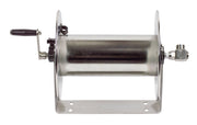 117-4-225-SS by Coxreels | 100-SS Series | 4,000 PSI Hand Crank Hose Reel | 1/2" Hose ID, 1/2" FNPT Inlet | Stainless Steel | 225ft Capacity, Hose Not Included