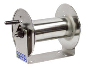 112-4-75-SS by Coxreels | 100-SS Series | 4,000 PSI Hand Crank Hose Reel | 1/2" Hose ID, 1/2" FNPT Inlet | Stainless Steel | 75ft Capacity, Hose Not Included