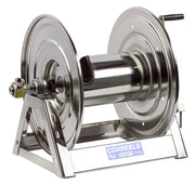 1125-5-100-SS by Coxreels | 1125-SS Series | 3,000 PSI Hand Crank Hose Reel | 3/4" Hose ID, 3/4" FNPT Inlet | Stainless Steel | 100ft Capacity, Hose Not Included