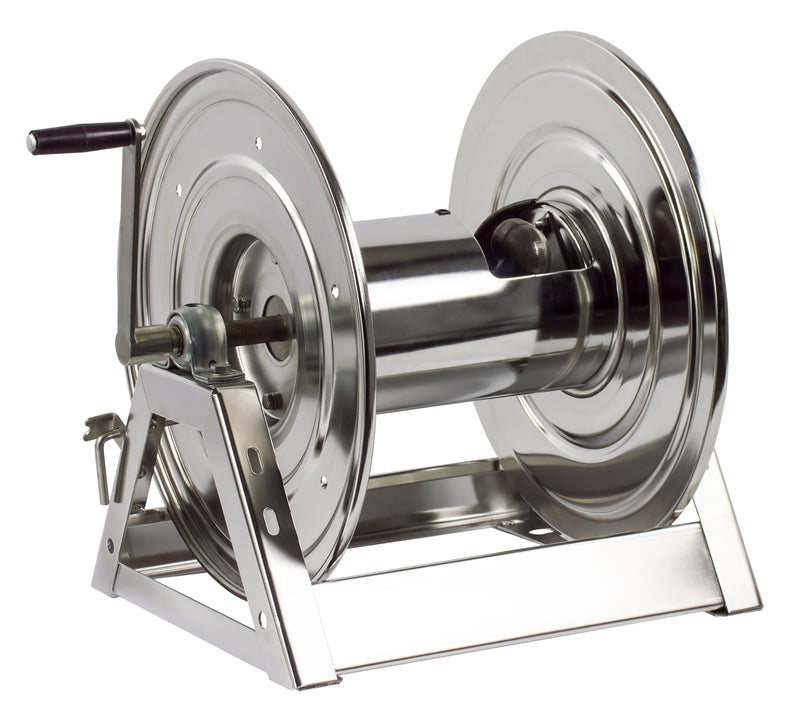 1125-5-100-SS by Coxreels | 1125-SS Series | 3,000 PSI Hand Crank Hose Reel | 3/4" Hose ID, 3/4" FNPT Inlet | Stainless Steel | 100ft Capacity, Hose Not Included