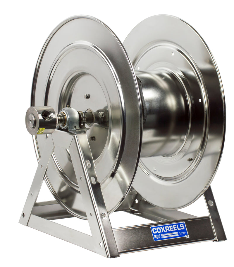 1175-6-200-SS by Coxreels | 1175-SS Series | 3,000 PSI Hand Crank Hose Reel | 1" Hose ID, 1" FNPT Inlet | Stainless Steel | 200ft Capacity, Hose Not Included