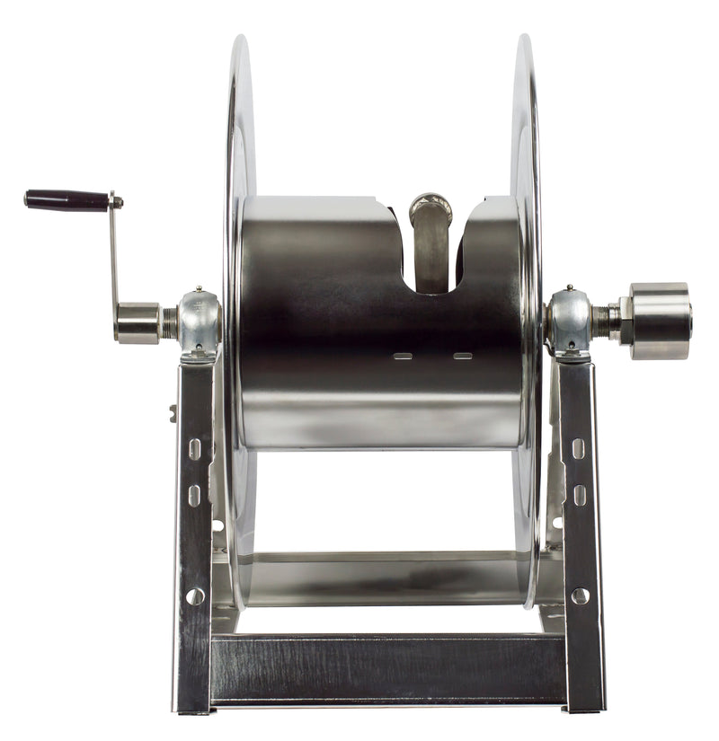 1175-6-200-SS by Coxreels | 1175-SS Series | 3,000 PSI Hand Crank Hose Reel | 1" Hose ID, 1" FNPT Inlet | Stainless Steel | 200ft Capacity, Hose Not Included