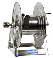 1175-6-200-SS by Coxreels | 1175-SS Series | 3,000 PSI Hand Crank Hose Reel | 1" Hose ID, 1" FNPT Inlet | Stainless Steel | 200ft Capacity, Hose Not Included