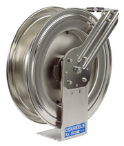 MPL-N-450-SS by Coxreels | MP-SS Series | 2,500 PSI Spring Driven Hose Reel | 1/2" Hose ID, 1/2" FNPT Inlet | Stainless Steel | 50ft Capacity, Hose Not Included