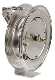 MPL-N-350-SS by Coxreels | MP-SS Series | 3,000 PSI Spring Driven Hose Reel | 3/8" Hose ID, 3/8" FNPT Inlet | Stainless Steel | 50ft Capacity, Hose Not Included