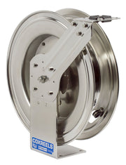 SHL-N-525-SS by Coxreels | SH-SS Series | 300 PSI Spring Driven Hose Reel | 3/4" Hose ID, 3/4" FNPT Inlet | Stainless Steel | 25ft Capacity, Hose Not Included
