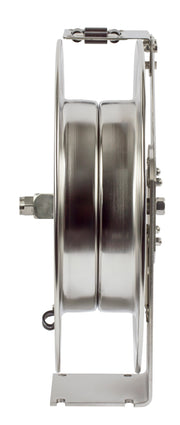 SHL-N-450-SS by Coxreels | SH-SS Series | 300 PSI Spring Driven Hose Reel | 1/2" Hose ID, 1/2" FNPT Inlet | Stainless Steel | 50ft Capacity, Hose Not Included