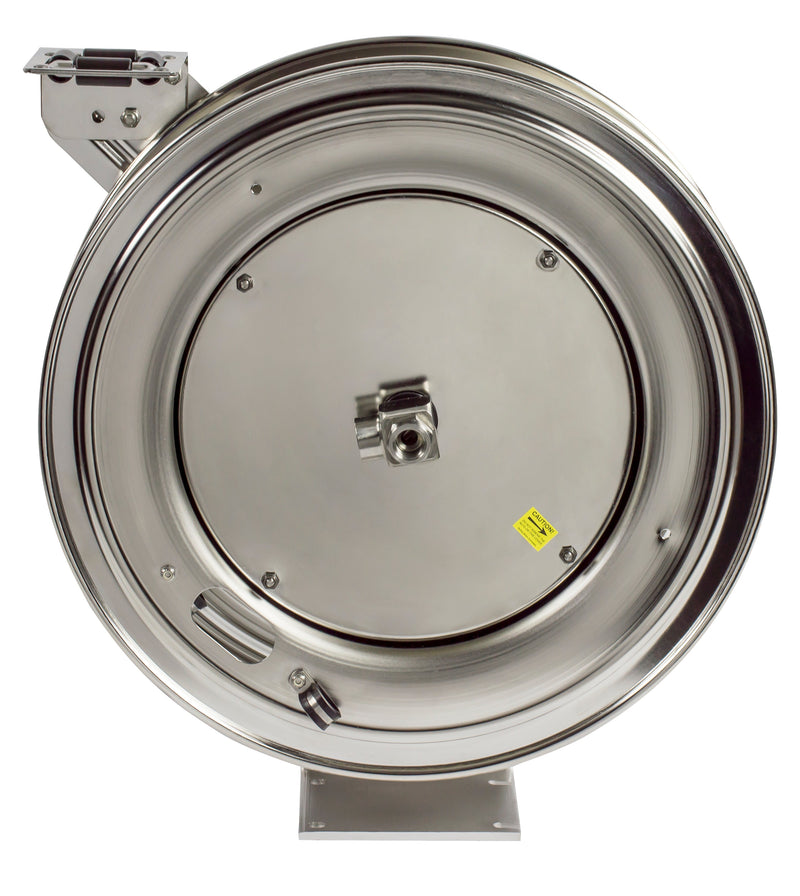 SHL-N-525-SS by Coxreels | SH-SS Series | 300 PSI Spring Driven Hose Reel | 3/4" Hose ID, 3/4" FNPT Inlet | Stainless Steel | 25ft Capacity, Hose Not Included