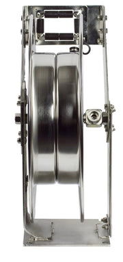 TSHL-N-450-SS by Coxreels | T-SS Series | 300 PSI Spring Driven Hose Reel | 1/2" Hose ID, 1/2" FNPT Inlet | Stainless Steel | 50ft Capacity, Hose Not Included