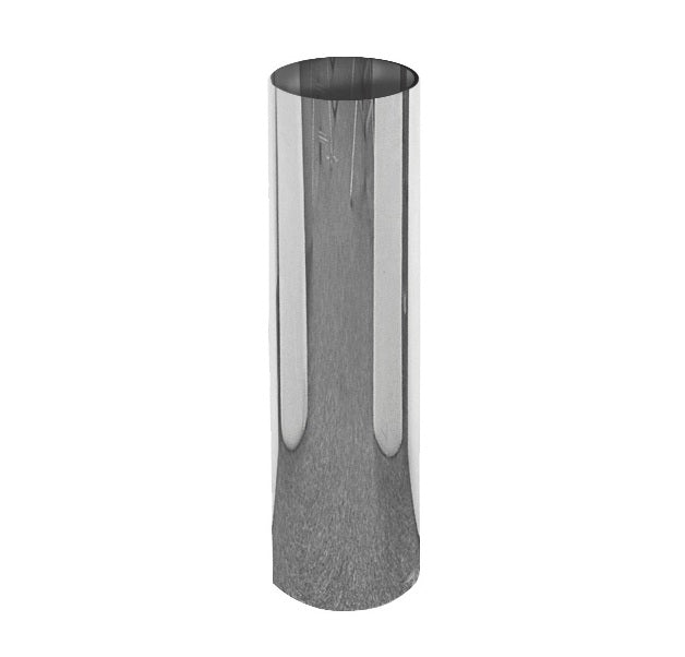 SS624-C Dixon Polished Chrome Plated Brass Sleeve for Sidewalk Connections (Free Standing) - 6" Pipe Size - 24" Length