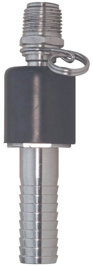 SSA64 by Dixon Valve | Swivel Connector for Washdown Spray Gun | Ball Type Swivel | 1/2" Male NPT x 3/4" Hose ID | 300 Stainless Steel