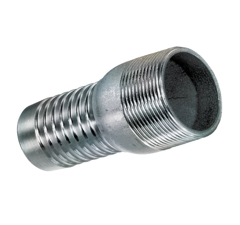 SSN304-300 by Kuriyama | SSN-304 Series | Combination Hose Nipple | 3" Male NPT x 3" Hose Barb | 304 Stainless Steel