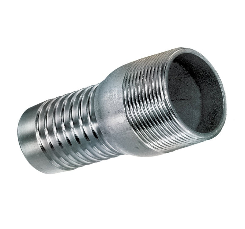 SSN300 by Kuriyama | SSN Series | Combination Hose Nipple | 3" Male NPT x 3" Hose Barb | 316 Stainless Steel