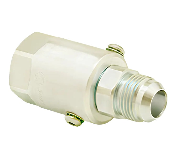 SS12DBMJ12XFJ12-Z-90V by Super Swivel | 15092-Z-90V | Super Duty Swivel | 1-1/16-12 Male 37° JIC x 1-1/16-12 Female 37° JIC | Straight | Zinc | Viton Seal