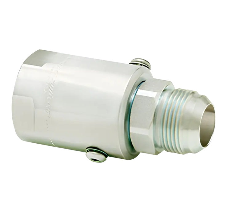 SS16DBMJ16XFP100-Z-90V by Super Swivel | 16014-Z-90V | Super Duty Swivel | 1-5/16-12 Male 37° JIC x 1-11-1/2 Female Pipe NPTF | Straight | Zinc | Viton Seal
