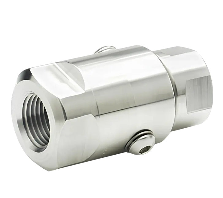 SS24FP150XFP150-304-V by Super Swivel | 18028-304-V | 1-1/2-11-1/2 Female Pipe NPTF x 1-1/2-11-1/2 Female Pipe NPTF | 1.312" Through Hole | Straight | 304 Stainless Steel | Viton Seal