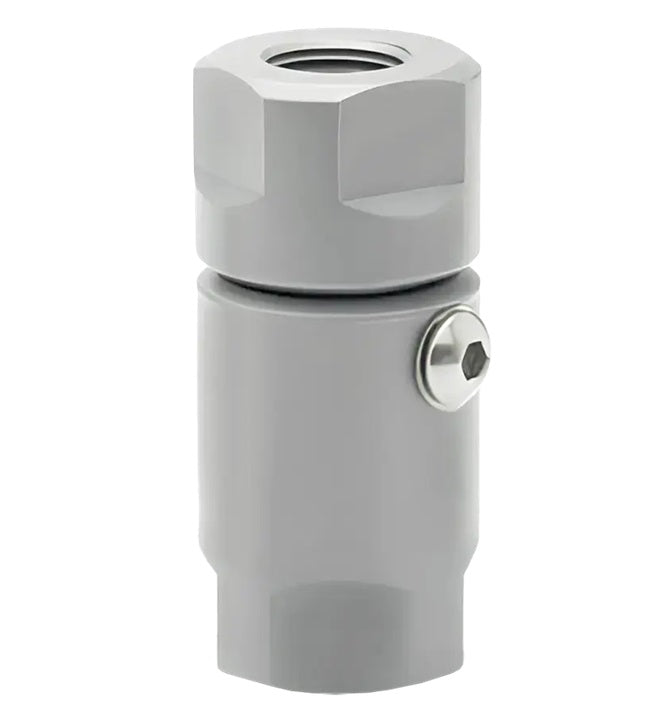 SS12FP75XFP75-440-AL by Super Swivel | 1036-440-AL | 3/4-14 Female Pipe NPTF x 3/4-14 Female Pipe NPTF | 0.689" Through Hole | Straight | 440c Stainless Steel | AFLAS Seal
