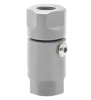 SS8FP38XFP38-440-ETP by Super Swivel | 1017-440-ETP | 3/8-18 Female Pipe NPTF x 3/8-18 Female Pipe NPTF | 0.530" Through Hole | Straight | Stainless Steel | Extreme Viton® Seal