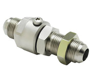 SS12MJB12XMJ12-Z-AL by Super Swivel | 1631-Z-AL | 1-1/16-12 Male 37° JIC Bulkhead x 1-1/16-12 Male 37° JIC | 0.609" Through Hole | Straight | Zinc | AFLAS Seal