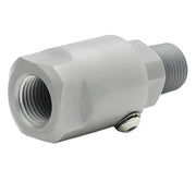 SS4MP25XFP25-440-ETP by Super Swivel | 1207-440-ETP | 1/4-18 Male Pipe NPTF x 1/4-18 Female Pipe NPTF | 0.250" Through Hole | Straight | Stainless Steel | Extreme Viton® Seal