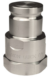 ST8F8-SS by Dixon Valve | Hydraulic Quick Disconnect Coupling | ST-Series | 1" Female NPTF x 1" Heavy-Duty Flushface | Plug | 316 Stainless Steel