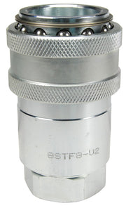 16STOF16 by Dixon Valve | Hydraulic Quick Disconnect Coupling | ST-Series | 2" Female ORB x 2" Heavy-Duty Flushface | Socket | Nitrile Seal | Steel