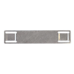 ST750350 by Strapbinder | Identification Tags | 3/4" x 3-1/2" | 304 Stainless Steel | Box of 100