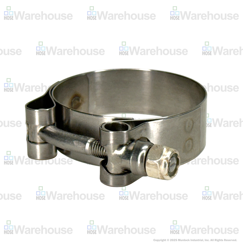 STBC200 by Dixon Valve | Style STBC | T-Bolt Clamp | 3/4" Band Width | Hose OD Range: from 1.81" to 2.06" | 300 Stainless Steel Band & Bolt