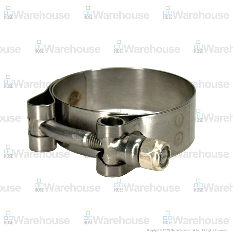 STBC250 by Dixon Valve | Style STBC | T-Bolt Clamp | 3/4" Band Width | Hose OD Range: from 2.31" to 2.62" | 300 Stainless Steel Band & Bolt