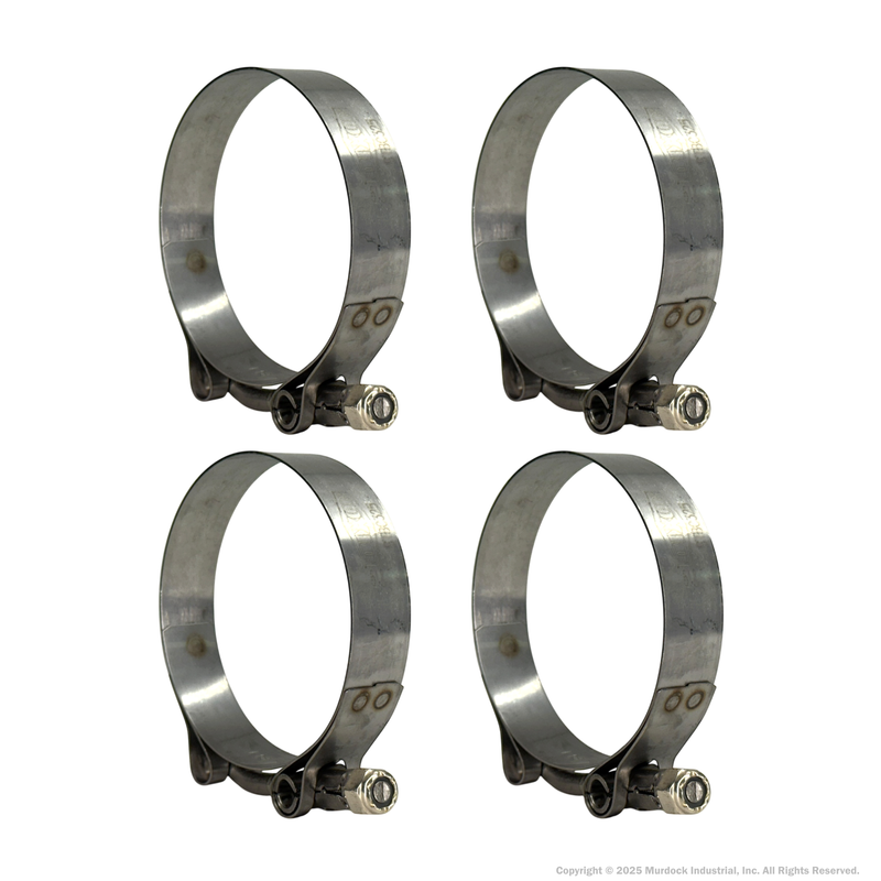 STBC275 by Dixon Valve | Style STBC | T-Bolt Clamp | 3/4" Band Width | Hose OD Range: from 2.50" to 2.81" | 300 Stainless Steel Band & Bolt