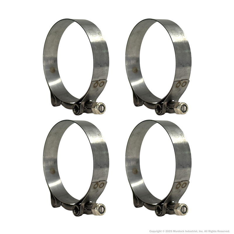 STBC350 by Dixon Valve | Style STBC | T-Bolt Clamp | 3/4" Band Width | Hose OD Range: from 3.25" to 3.56" | 300 Stainless Steel Band & Bolt