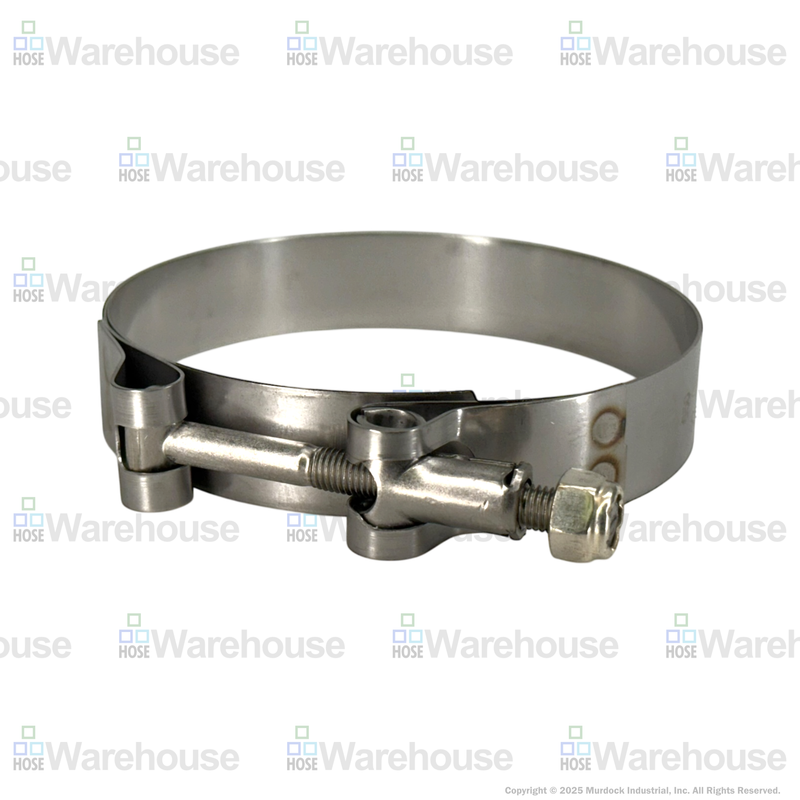 STBC375 by Dixon Valve | Style STBC | T-Bolt Clamp | 3/4" Band Width | Hose OD Range: from 3.50" to 3.81" | 300 Stainless Steel Band & Bolt