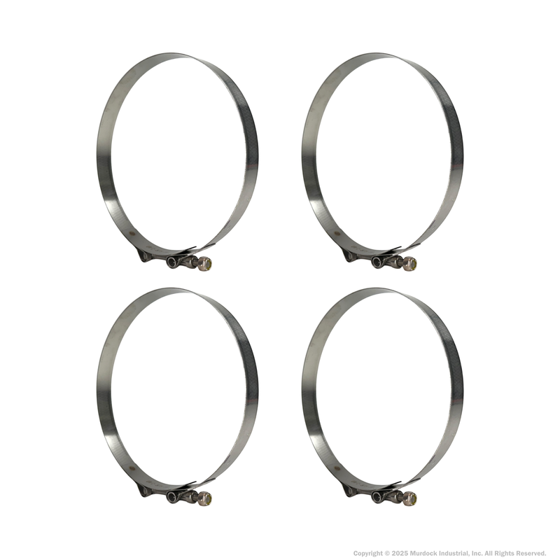 STBC825 by Dixon Valve | Style STBC | T-Bolt Clamp | 3/4" Band Width | Hose OD Range: from 8.00" to 8.31" | 300 Stainless Steel Band & Bolt