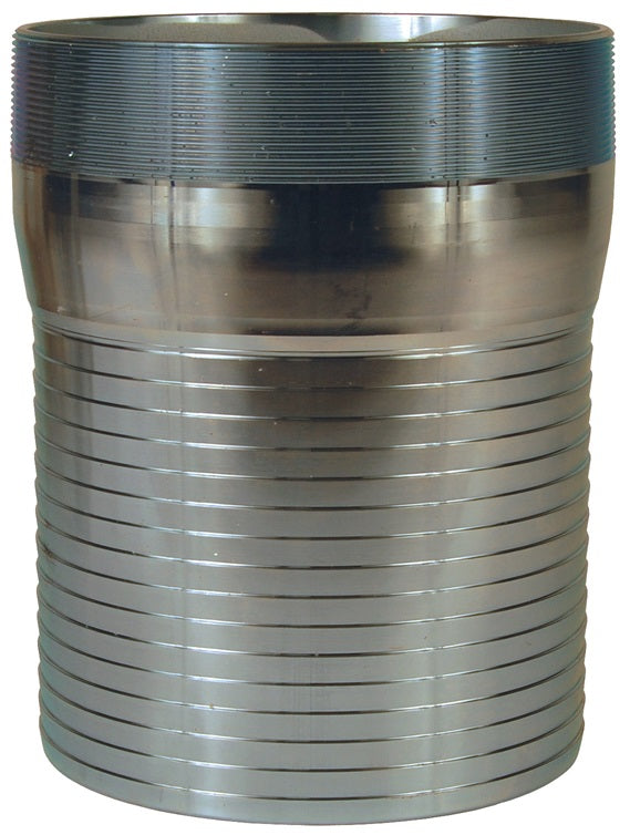 STC80 by Dixon Valve | King Combination Nipple | No Knurl | 8" Male NPT x 8" Hose ID | Plated Steel