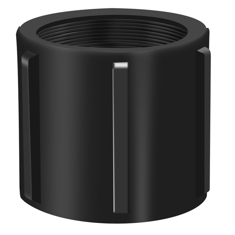 85760100 by PT-Coupling | 100 Poly Coupling Adapter | 1" Female NPT x 1" Female NPT | Polypropylene