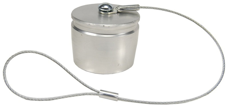 ST6DC-A by Dixon Valve | Hydraulic Quick Disconnect Coupling | ST Series | Heavy-Duty Flushface Dust Cap | fits 3/4" Body Size | Aluminum