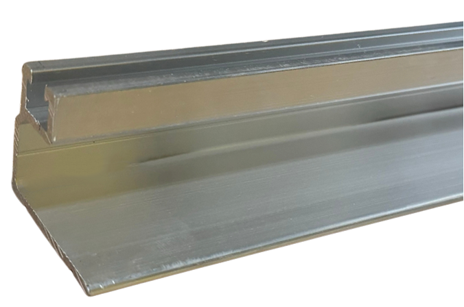 SX0090-8 by Band-It | SIGNFIX® Large Corner Angle Channel Extrusion | Modular Sign Support | Aluminum | 10ft Length | 8/Box