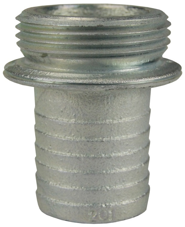 S301 by Dixon Valve | King Short Shank Suction Hose Coupling | Male Fitting | 2-1/2" Male NST(NH) x 2-1/2" Hose ID | Plated Iron