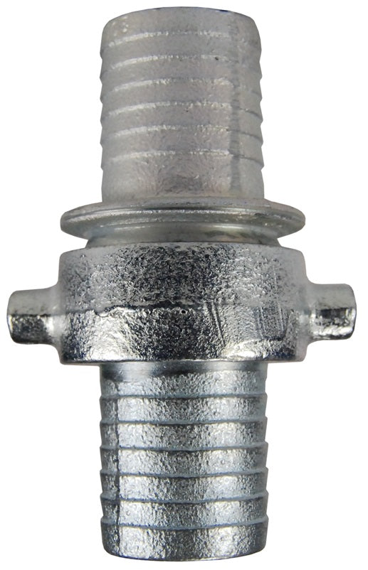S93N by Dixon Valve | King Short Shank Suction Hose Coupling | Complete Coupling | 2-1/2" Male NST(NH) x 2-1/2" Female NST(NH) | Plated Iron Shank & Nut
