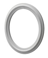 PTFE-40MPG200 by Kuriyama | Sanitary Tri-Clamp Gasket | 2" Size | White | PTFE
