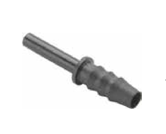 322PLPSP-10M-6M by Parker | Prestolok PLP Composite Push-to-Connect Fittings | Plug-In Fittings | 10mm OD 1 | 6.3mm OD 2 | 8.0mm Barb | Barbed Connector | 45.0mm Length (L) | Straight | Glass-Reinforced Nylon | Pack of 10