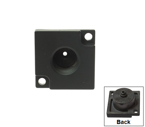 29-RTP18 by Coilhose | Accessory Aluminum Transition Plate | Change Square Gauge to Round Gauge | 1/8" Female NPT Thread | Aluminum