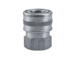 B-PHC6-6F Breco by Foster | FIH Series | Quick Disconnect | 3/8" Straight-Thru Socket x 3/8" Female NPT Thread | Straight | Steel