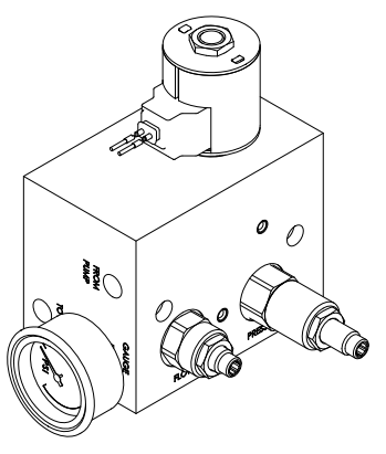 340989 by Alemite | Grease Pump | Hydraulic Pump | Control Manifold | 600 PSI | Input Pressure: 600 to 3500 PSI